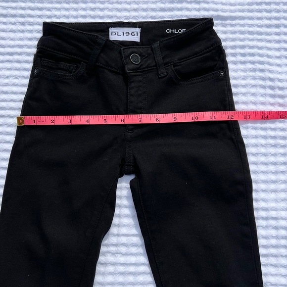DL 1961 Chloe Skinny Girls' Black Jeans - Picture 10 of 15